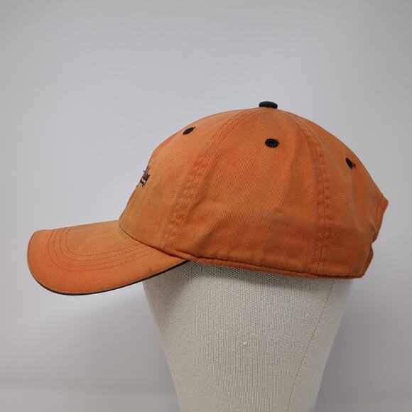 Cherokee Valley GC Slideback Hat Orange One Size Embroidered Ahead - Picture 3 of 9